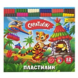 Пластилин 12цв 180г Creativiki (20)