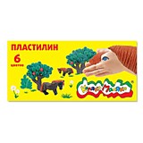 Пластилин  6цв  90г Каляка-Маляка ПКМ06                    